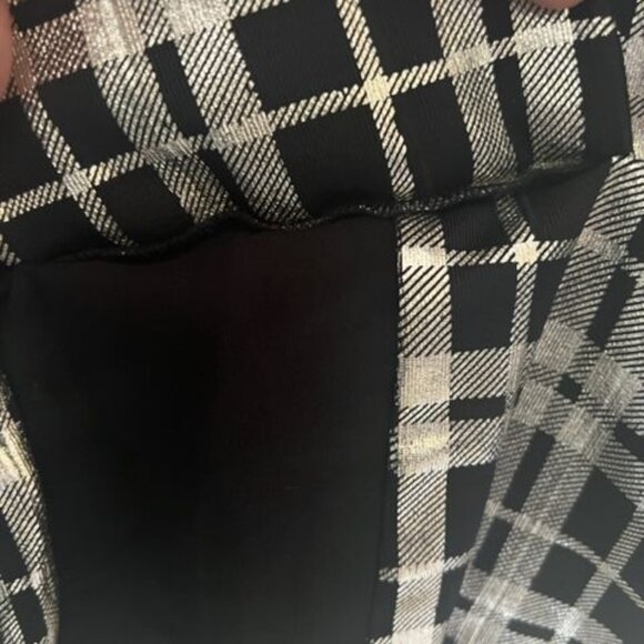 Berek Women's Plaid Blazer Jacket Metallic Black & gold elegant formal jacket - Picture 4 of 8